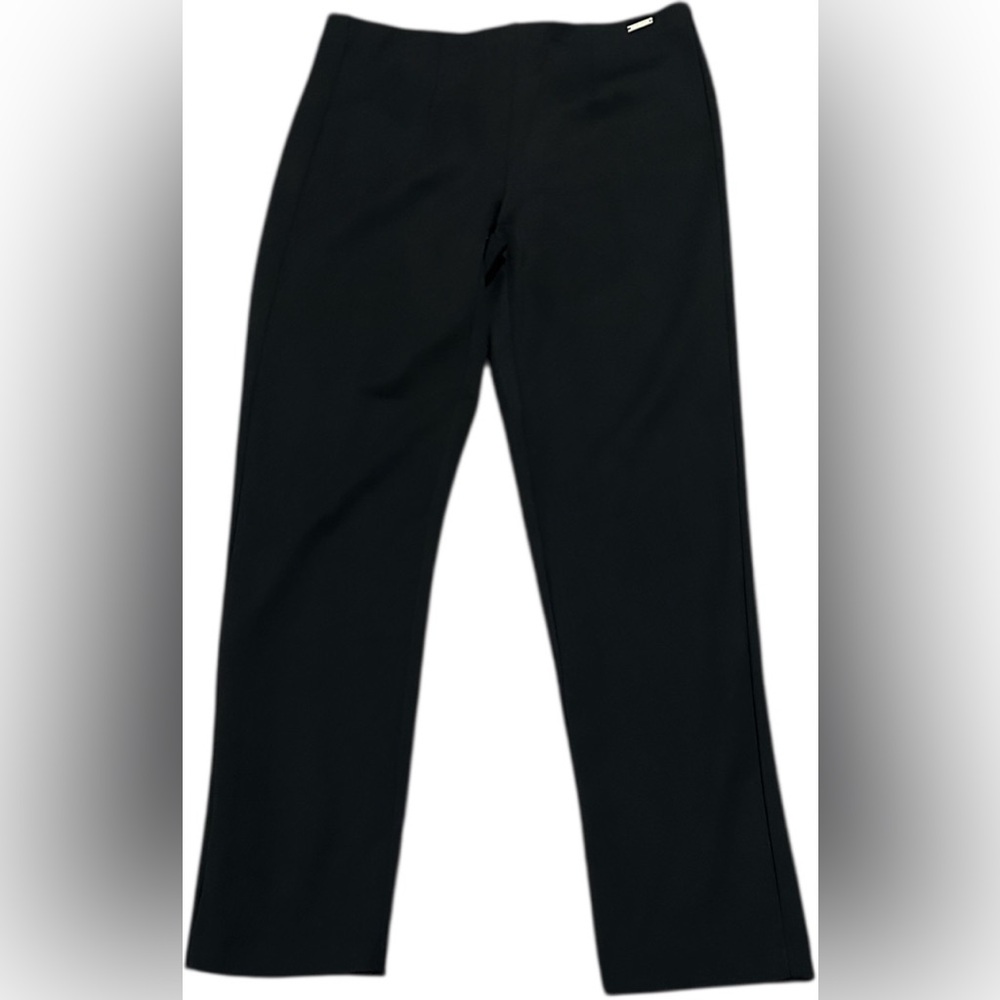 Tahari Black Tapered Pull-On Pants // Size M